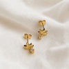 Lotus ~ boucles d’oreilles