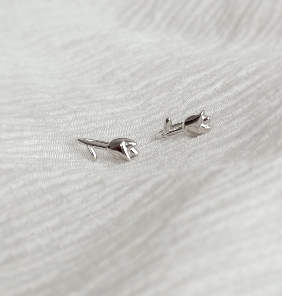 Florale ~ boucles d’oreilles