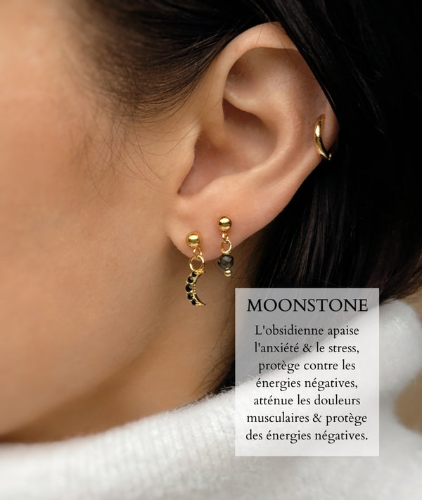 Moonstone ~ boucles d’oreilles