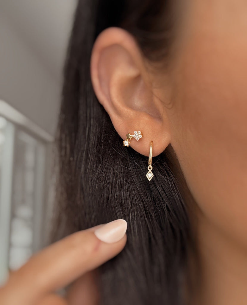 Duo Éclat ~ boucles d’oreilles