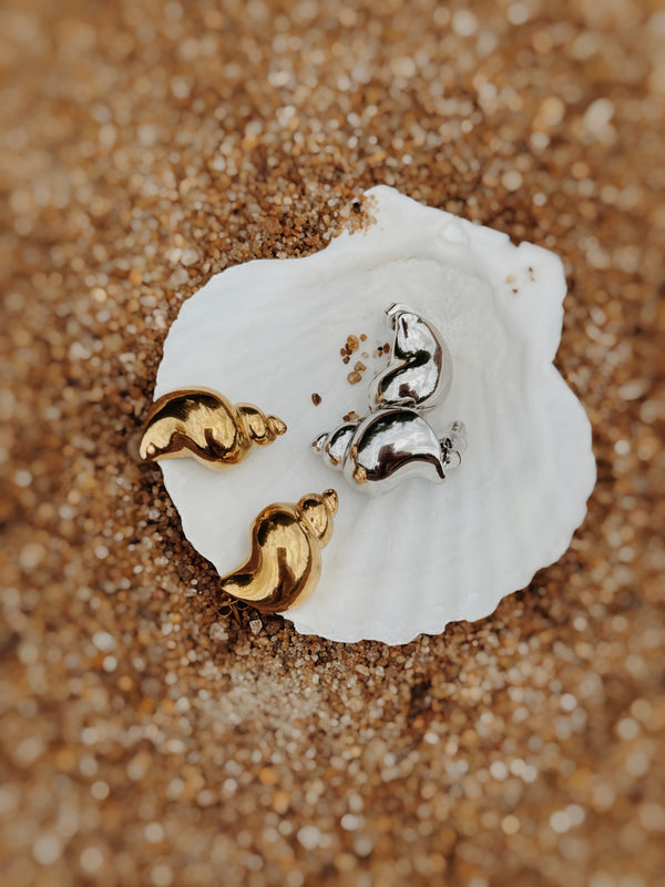 Shell ~ boucles d’oreilles
