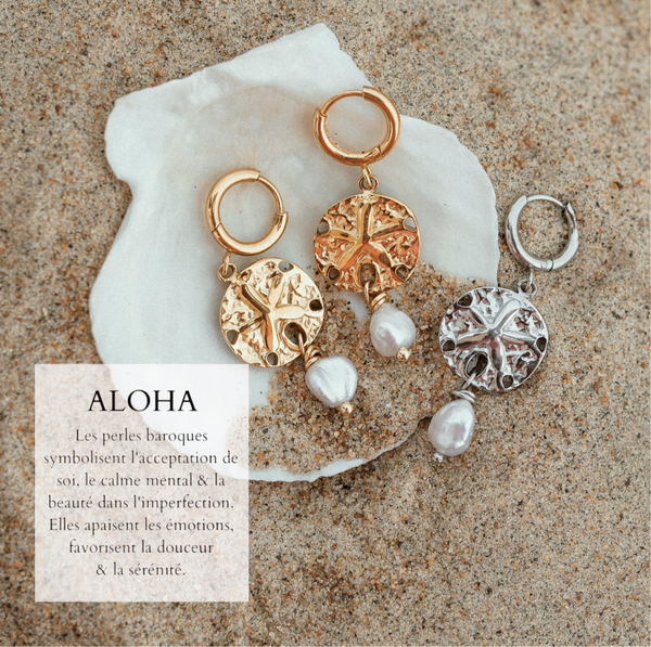 Aloha ~ boucles d’oreilles