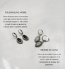 Lunaire ~ boucles d’oreilles