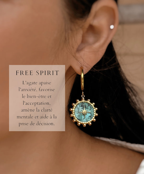 Free Spirit ~ boucles d’oreilles