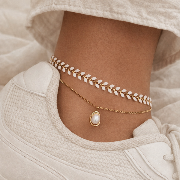 Duo Bord de mer ~ chaîne de cheville