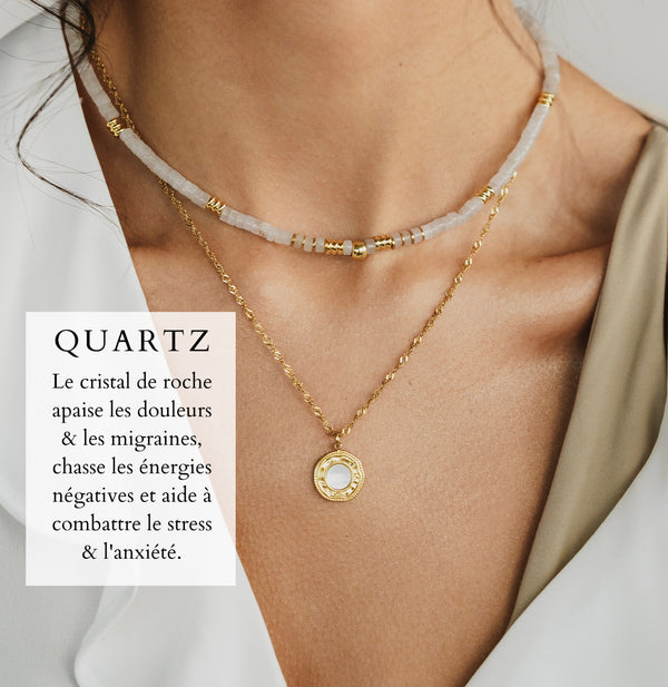 Quartz ~ collier