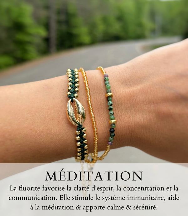 Ensemble méditation ~ bracelet