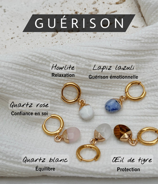 Guérison ~ boucles d’oreilles