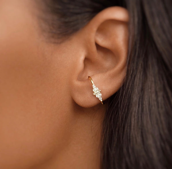 Astre ~ boucles d’oreilles