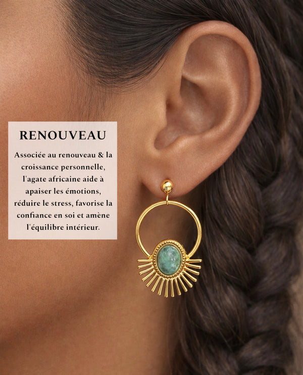 Renouveau ~ boucles d’oreilles