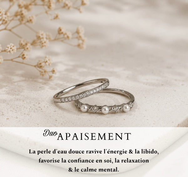Duo Apaisement ~ bagues