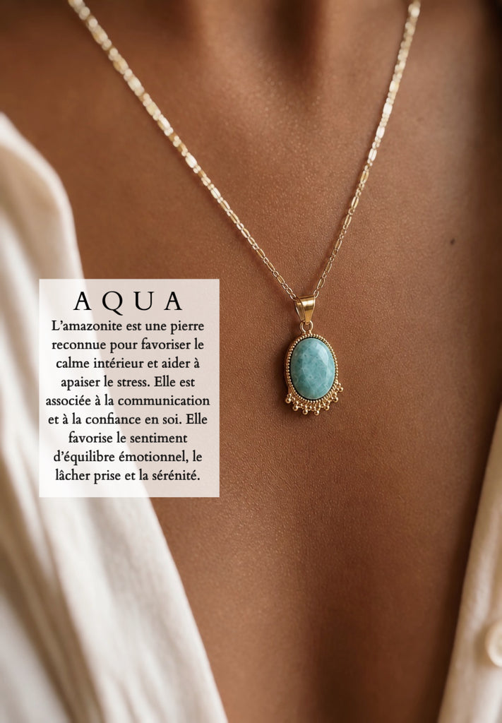 Aqua ~ collier