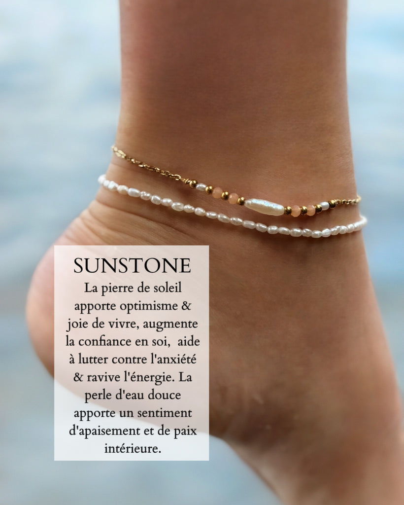 Sunstone ~ chaînes de chevilles