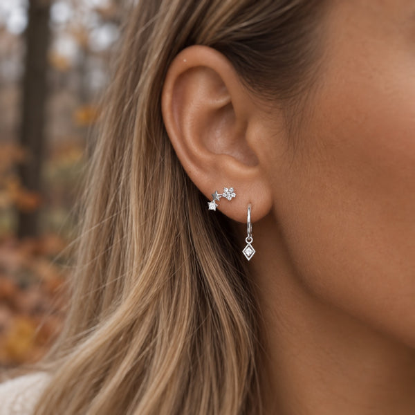 Duo Éclat ~ boucles d’oreilles
