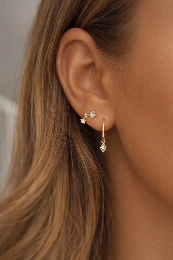 Duo Éclat ~ boucles d’oreilles