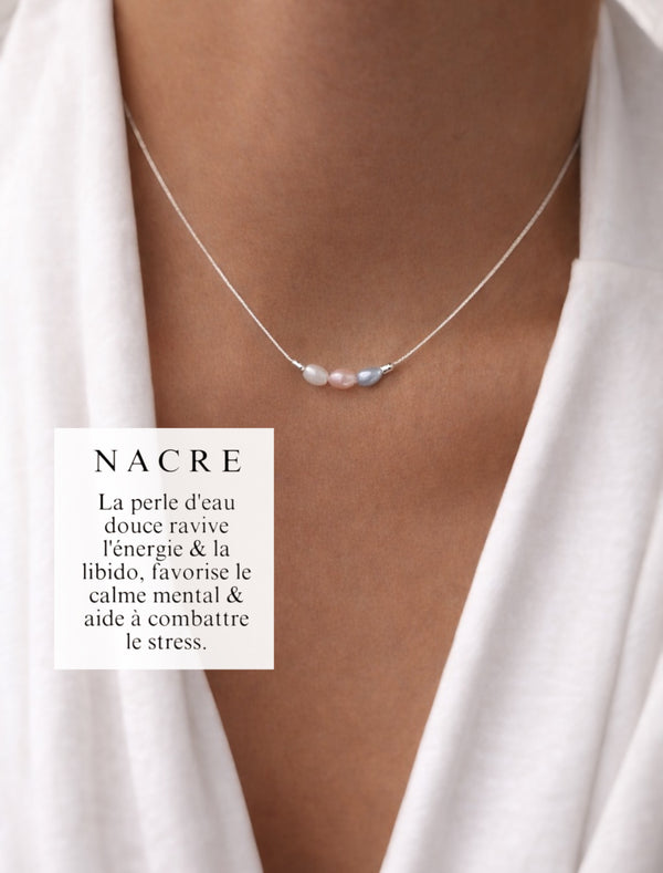 Nacre ~ collier