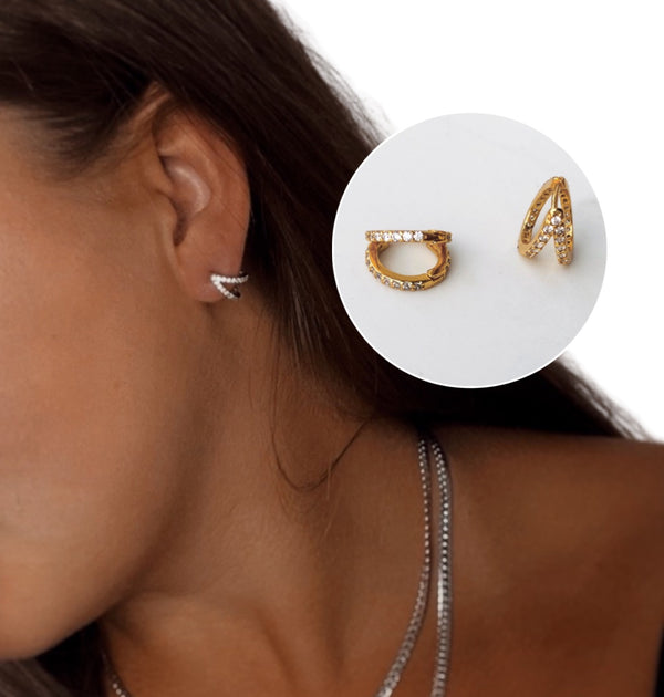 Golden hour ~ boucles d’oreilles