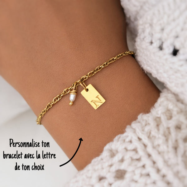 Lettre ~ bracelet à personnaliser