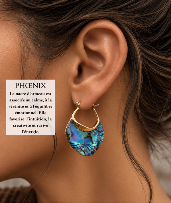 Phœnix ~ boucles d’oreilles pré-commande
