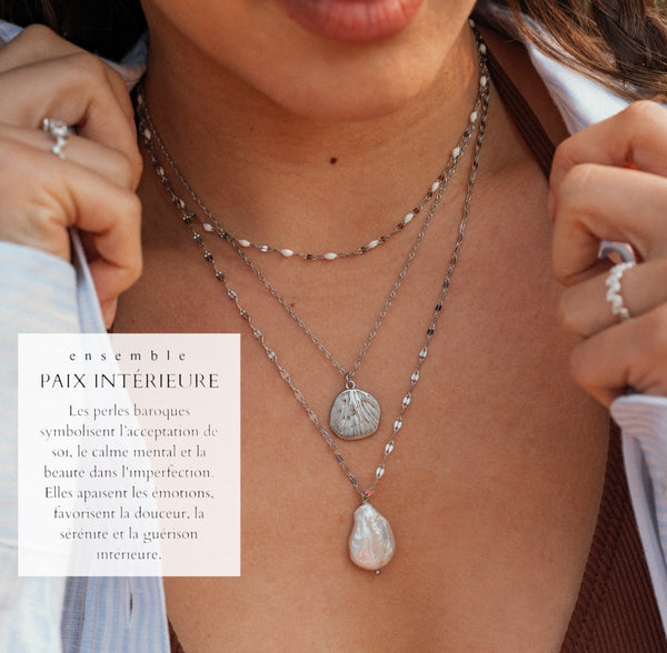 Ensemble Paix intérieure ~ collier