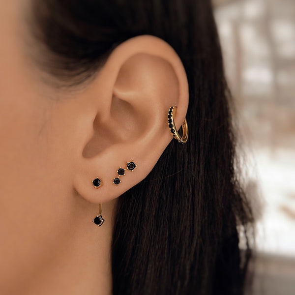 Skylight ~ trio de boucles d’oreilles