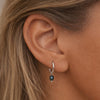 Perle marine ~ boucles d’oreilles