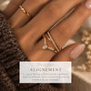 Duo Alignement ~ bague pré-commandes