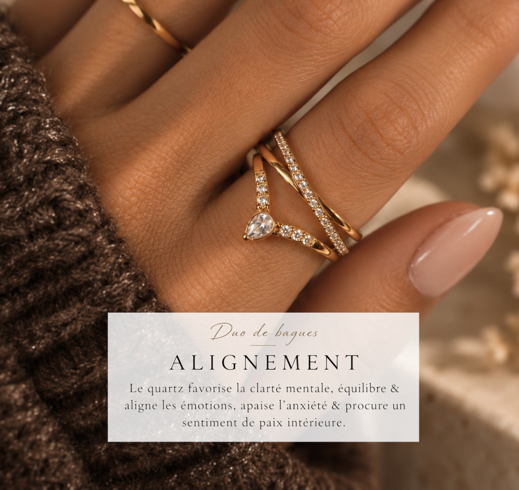 Duo Alignement ~ bague pré-commandes
