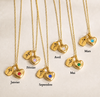 Fleur de naissance ~ collier personnalisé