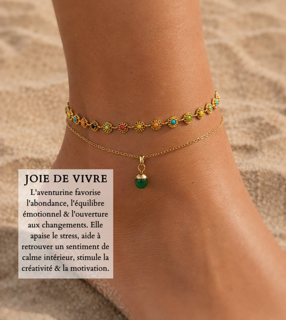 Joie de vivre ~ chaîne de cheville