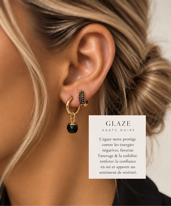 Duo Glaze ~ boucles d’oreilles