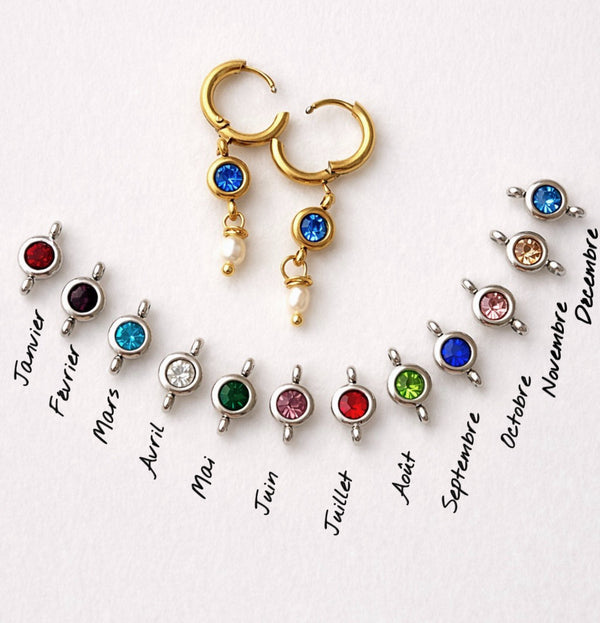 Couleurs de naissance ~ boucles d’oreilles