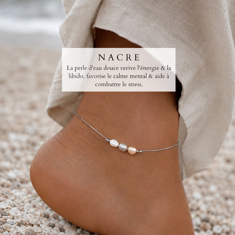 Nacre ~ chaîne de cheville