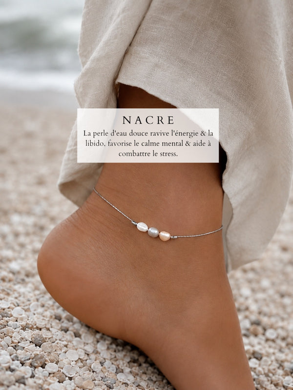 Nacre ~ chaîne de cheville