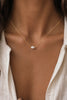 Perle blanche ~ collier