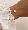 Perle blanche ~ bracelet