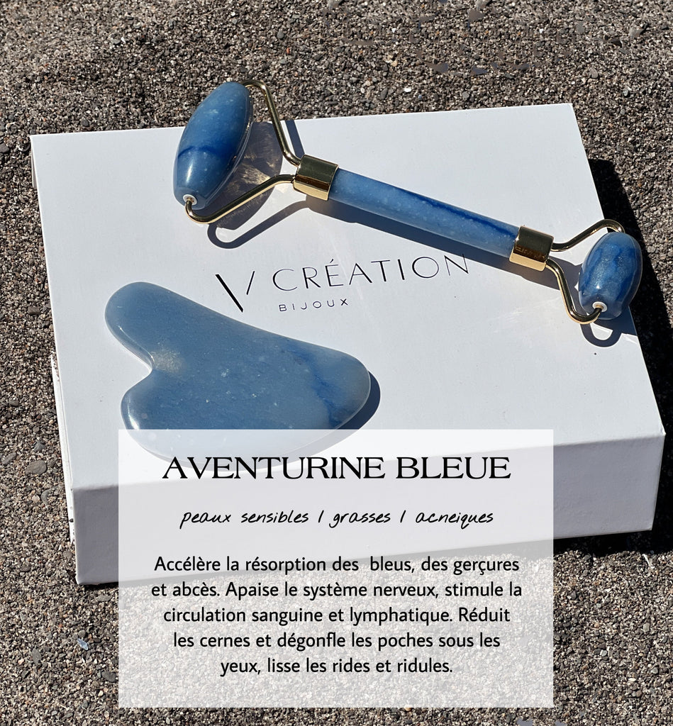 Coffret Aventurine bleue