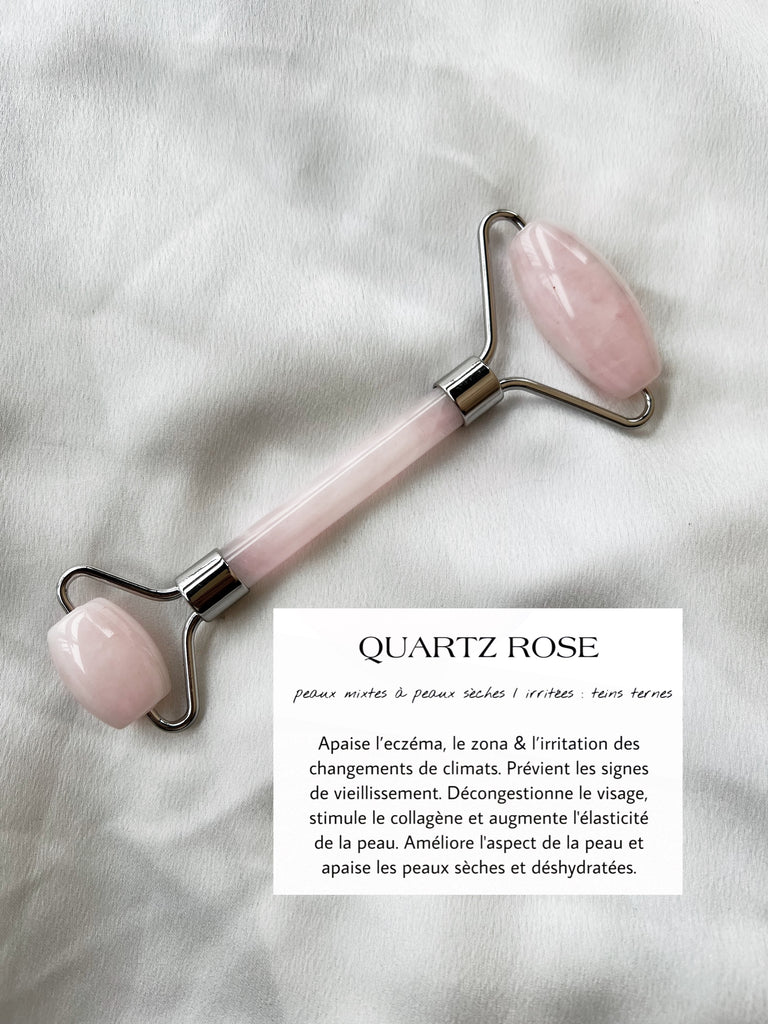 Rouleau de quartz rose
